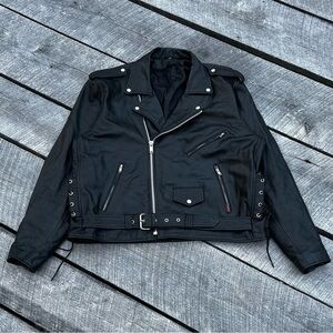 Vintage Interstate Leather Biker Jacket